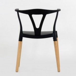 Стул Barneo N-218 Wishbone интерьерный кухонный черный в Красноуральске - krasnouralsk.ok-mebel.com | фото 2