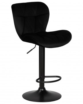 Стул барный DOBRIN BARNY BLACK, черный велюр (MJ9-101) в Красноуральске - krasnouralsk.ok-mebel.com | фото