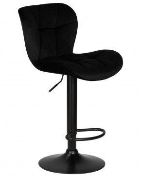 Стул барный DOBRIN BARNY BLACK, черный велюр (MJ9-101) в Красноуральске - krasnouralsk.ok-mebel.com | фото 2