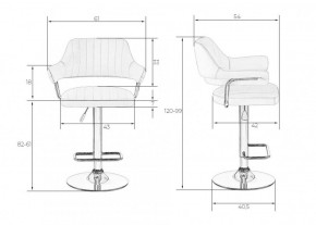 Стул барный DOBRIN CHARLY LM-5019 (красный) в Красноуральске - krasnouralsk.ok-mebel.com | фото 2