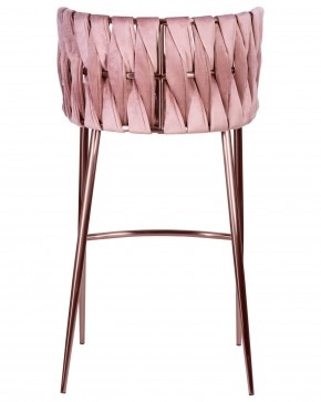 Стул барный DOBRIN EMMA ROSE GOLD, розовый велюр (VF-10) в Красноуральске - krasnouralsk.ok-mebel.com | фото 5