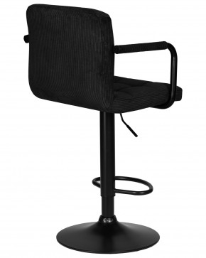 Стул барный DOBRIN KRUGER ARM BLACK, черный вельвет (LAR-E2041-52) в Красноуральске - krasnouralsk.ok-mebel.com | фото 4