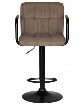Стул барный DOBRIN KRUGER ARM BLACK, какао вельвет (LAR-E2041-05) в Красноуральске - krasnouralsk.ok-mebel.com | фото 6