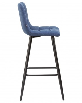 Стул барный DOBRIN NICOLE, черные матовые ножки, синяя ткань (UF860-14B) в Красноуральске - krasnouralsk.ok-mebel.com | фото 3