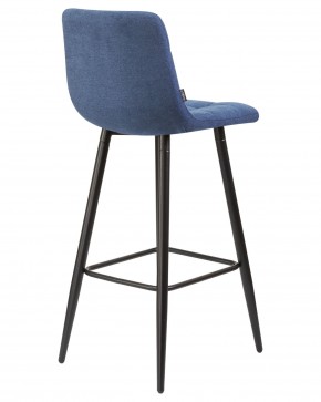 Стул барный DOBRIN NICOLE, черные матовые ножки, синяя ткань (UF860-14B) в Красноуральске - krasnouralsk.ok-mebel.com | фото 4
