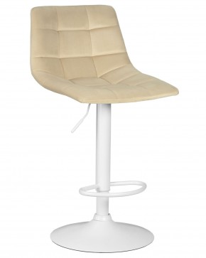 Стул барный DOBRIN TAILOR WHITE, бежевый велюр (MJ9-10) в Красноуральске - krasnouralsk.ok-mebel.com | фото