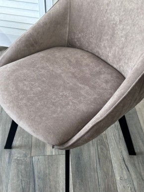 Стул CASA, 360 град. поворот. B5 Капучино, велюр / черный каркас,М-City в Красноуральске - krasnouralsk.ok-mebel.com | фото 3