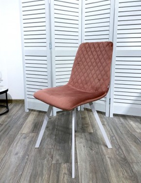 Стул DAIQUIRI BLUVEL-52 PINK / белый каркас, велюр М-City в Красноуральске - krasnouralsk.ok-mebel.com | фото 7