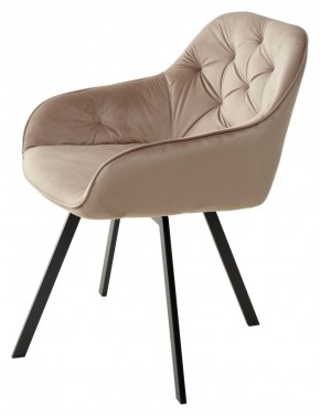 Стул GALE 360 град. поворот. BLUVEL-40 BEIGE, велюр/ черный каркас, М-City в Красноуральске - krasnouralsk.ok-mebel.com | фото 5