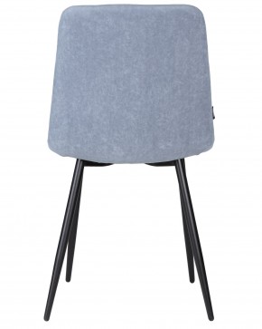Стул обеденный DOBRIN CHILLY ROMBO, Серо-голубой Simple 26, основание черное в Красноуральске - krasnouralsk.ok-mebel.com | фото 5