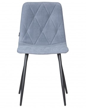 Стул обеденный DOBRIN CHILLY ROMBO, Серо-голубой Simple 26, основание черное в Красноуральске - krasnouralsk.ok-mebel.com | фото 6