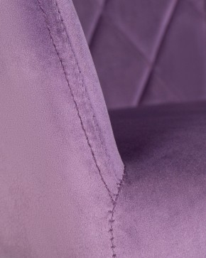 Стул обеденный DOBRIN ROBERT, черные матовые ножки, велюр V108-45 Темно-фиолетовый в Красноуральске - krasnouralsk.ok-mebel.com | фото 7