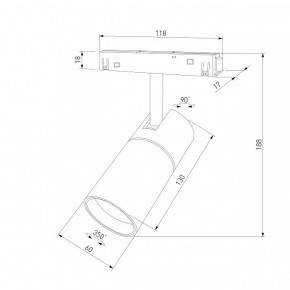 Светильник на штанге Elektrostandard Slim Magnetic a069471 в Красноуральске - krasnouralsk.ok-mebel.com | фото 4