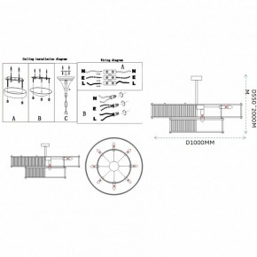 Светильник на штанге Imperiumloft RH Marais Round Chandelier 40,2668 в Красноуральске - krasnouralsk.ok-mebel.com | фото 11