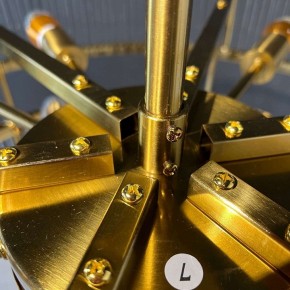 Светильник на штанге Imperiumloft RH Marais Round Chandelier 40,2668 в Красноуральске - krasnouralsk.ok-mebel.com | фото 5