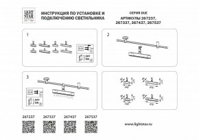 Светильник на штанге Lightstar DUE 267537 в Красноуральске - krasnouralsk.ok-mebel.com | фото 4