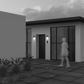 Светильник на штанге Maytoni Clyde O493WL-01B в Красноуральске - krasnouralsk.ok-mebel.com | фото 4