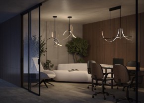 Светильник на штанге Maytoni Wabi MOD428PL-L20BK в Красноуральске - krasnouralsk.ok-mebel.com | фото 5
