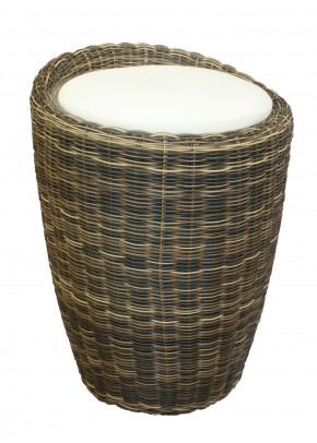 Табурет с местом для хранения LM-1100Rattan, кремовый в Красноуральске - krasnouralsk.ok-mebel.com | фото
