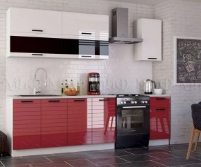 ТЕХНО-3 Кухонный гарнитур 2,0 м Компоновка №2 в Красноуральске - krasnouralsk.ok-mebel.com | фото 1