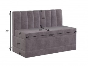ТОМЕНТО Кухонный диван прямой (велюр 1 кат) в Красноуральске - krasnouralsk.ok-mebel.com | фото 2