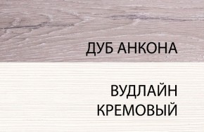 Тумба 1S, OLIVIA, цвет вудлайн крем/дуб анкона в Красноуральске - krasnouralsk.ok-mebel.com | фото 3