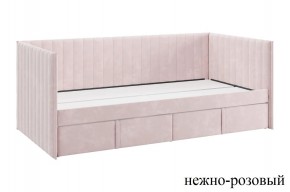 ТВИКС Кровать (софа) с ящиками 900 (нежно-розовый) в Красноуральске - krasnouralsk.ok-mebel.com | фото