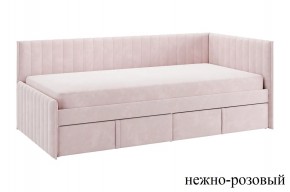 ТВИКС Кровать (тахта) с ящиками 900 (нежно-розовый) в Красноуральске - krasnouralsk.ok-mebel.com | фото
