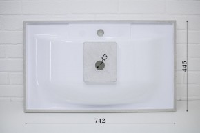 Умывальник мебельный "Milen 75" в Красноуральске - krasnouralsk.ok-mebel.com | фото 8