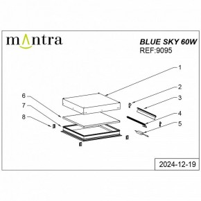 Встраиваемый светильник Mantra Blue Sky 9095 в Красноуральске - krasnouralsk.ok-mebel.com | фото 5