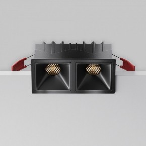 Встраиваемый светильник Maytoni Alfa LED DL043-02-10W3K-SQ-B-1 в Красноуральске - krasnouralsk.ok-mebel.com | фото 2