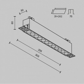 Встраиваемый светильник Maytoni Points DL065-20W3-6K-TRS-W в Красноуральске - krasnouralsk.ok-mebel.com | фото 7
