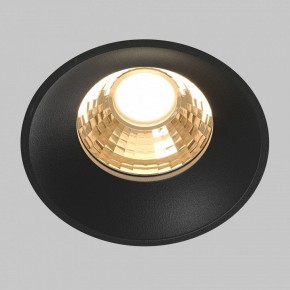 Встраиваемый светильник Maytoni Round DL058-12W2.7K-TRS-B в Красноуральске - krasnouralsk.ok-mebel.com | фото 2