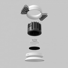 Встраиваемый светильник Maytoni Round DL058-12W2.7K-TRS-W в Красноуральске - krasnouralsk.ok-mebel.com | фото 5
