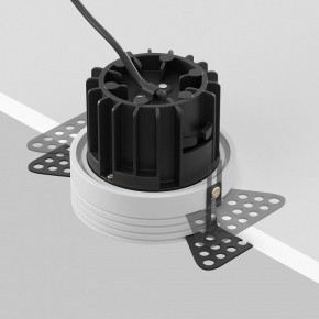 Встраиваемый светильник Maytoni Round DL058-12W2.7K-TRS-W в Красноуральске - krasnouralsk.ok-mebel.com | фото 6