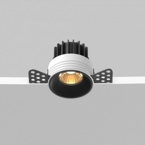 Встраиваемый светильник Maytoni Round DL058-7W2.7K-TRS-B в Красноуральске - krasnouralsk.ok-mebel.com | фото 4