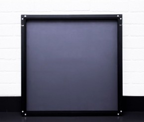 Зеркало Corsica 500х500 black без подсветки Sansa (SB1063Z) в Красноуральске - krasnouralsk.ok-mebel.com | фото 3