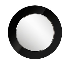 Зеркало круглое черный (РМ/02) в Красноуральске - krasnouralsk.ok-mebel.com | фото